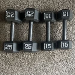25lb And 15lb Set Of Weights