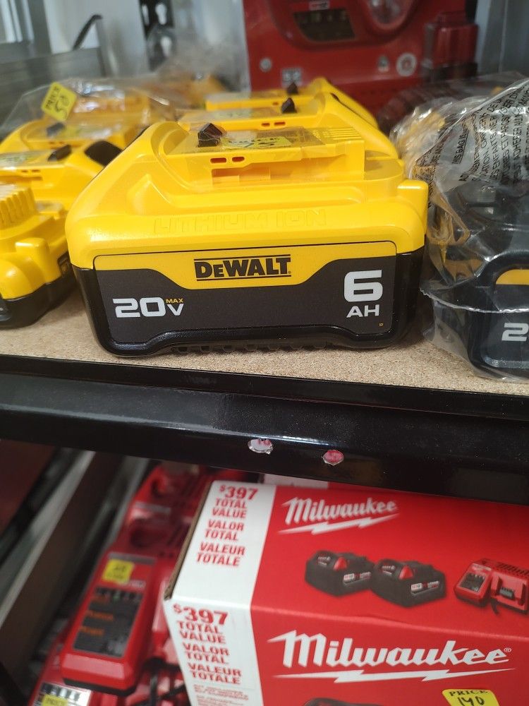 DeWalt 20 V Max 6.0 Battery