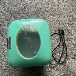 Mini Fridge Teal w cord (bundle )