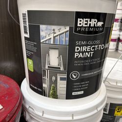 Behr paint home depot for metal doors was 207  now 150