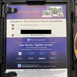 Oppenheimer 4K Digital Code