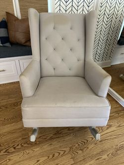 Pottery Barn Tufted Rocking Chair