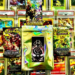 Pokémon Platinum Bundle, PSA•BGS•CGC 1 Graded 4 Booster Packs per Bundle!