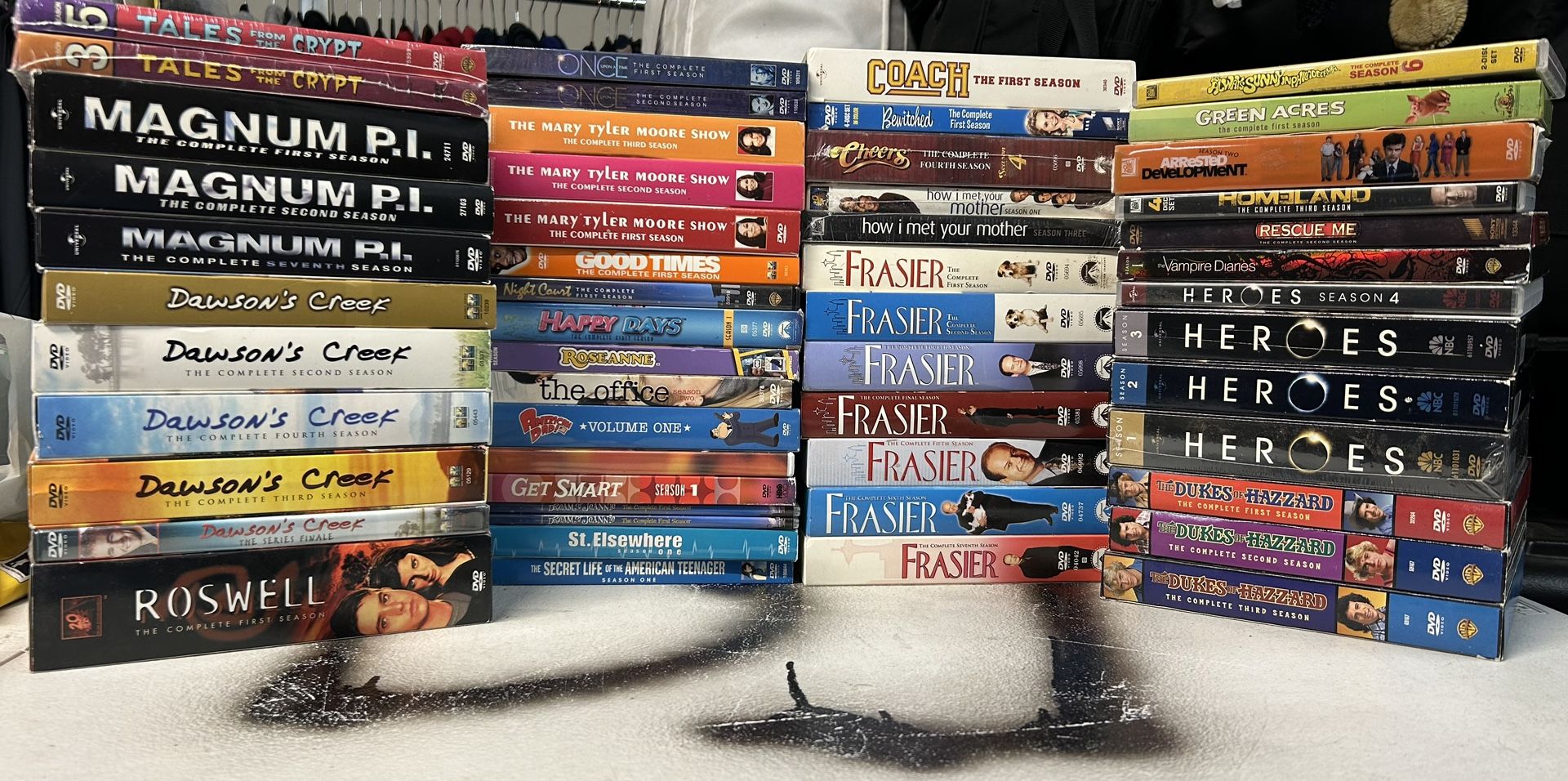 DVD TV Box Sets-52 Box Sets (9 Sealed)