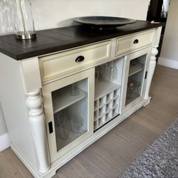 white server / TV stand