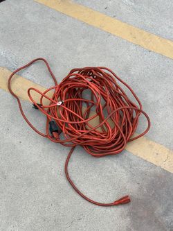Heavy Duty Red Extension Cord