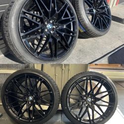 22” BMW M STYLE WHEELS/TIRES FOR X5 X6 PACKAGE NEW-WE FINANCE NO CREDIT OK