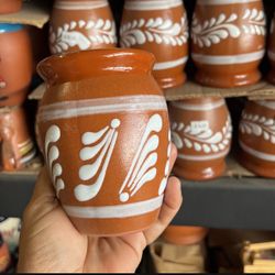 Cantarito Decorado Para Sus Fiestas Decoración De Mesas $8.00 Cada Uno 