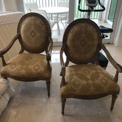 Set Of Wingback Chairs