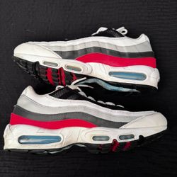 Nike Air Max 95 Glass Blue Shoes CV6971-100 Men’s Size 12 White Black Blue