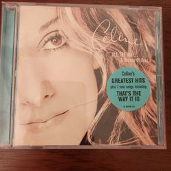 Celine Dion Greatest hits & Let's Talk About Love CD's