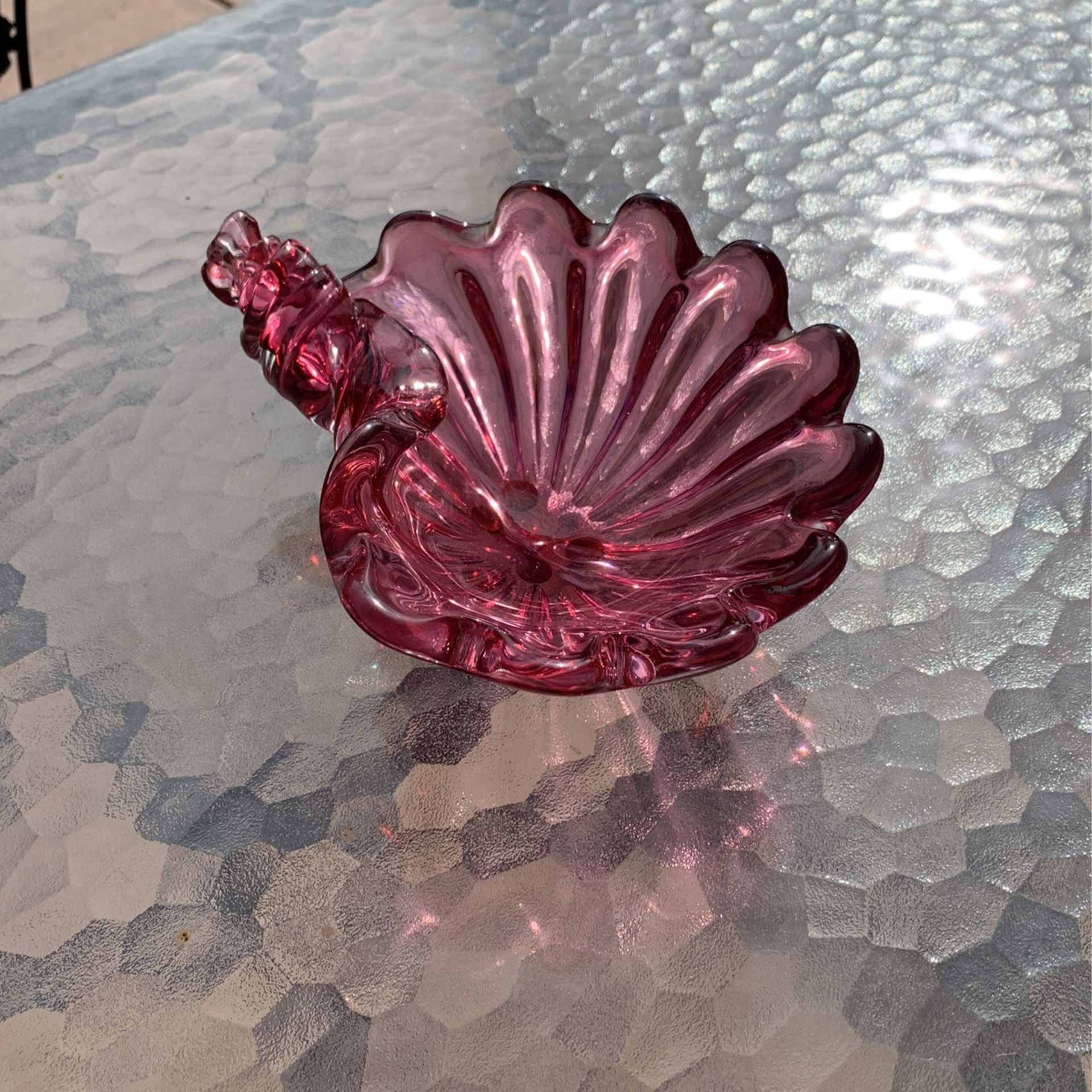 Murano Glass Shell Bowl / Dish MCM