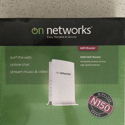 Brand New On Network (NETGEAR) N150 WIFI Router (N150R)