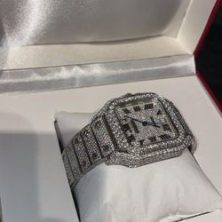 Iced Out Cartier Santos 