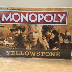 Brand new Yellowstone monopoly game