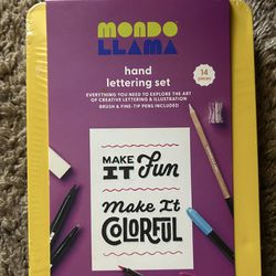 Mondo Llama Hand Lettering Set 