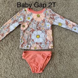 2T Girl Baby Gap Summer Swim Suit