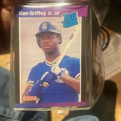 Mint Ken Griffey Jr Error Card Rated Rookie Card