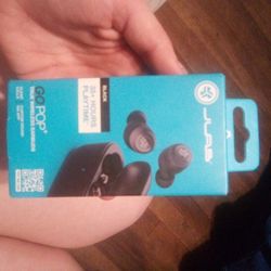 JLab GO POP+ Black Wireless Earbuds 