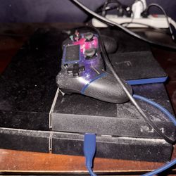 playstation 4 with controller and 2tb storage 