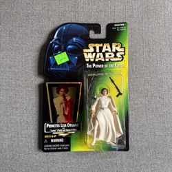 1996 Kenner Star Wars POTF2 – Princess Leia Organa  With Laser– Carded – Local Pickup 91775