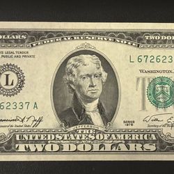 $2 1976. Vintage banknote USA
