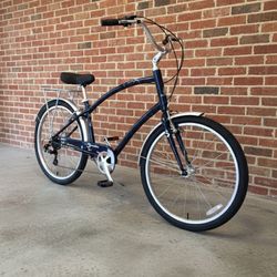 NEW 2025 MANHATTAN SMOOTHIE DLX 7 SPEED BEACH CRUISER HYBRID BIKE