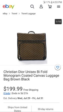 Dior, Bags, New Dior Travel Garment Bag