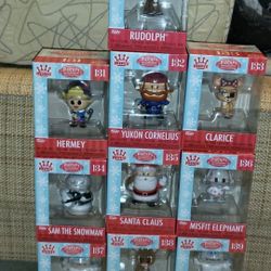 Rudolph The Red Nose Reindeer COMPLETE SET Misfits Minis Funko Combo Set 