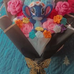 Crochet Bouquet With Small Stitch 