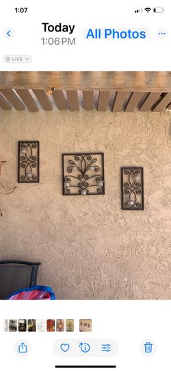 Wrought Iron Wall Decor