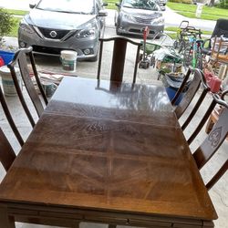 6 Piece Dining Table And Chairs 