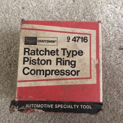 Craftsman  Ratchet Type Pistol Ring Compressor 