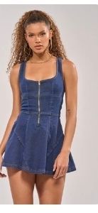 AKIRA Denium dress