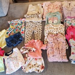 Baby Girl Clothes Bundle Size 6-9 Months 