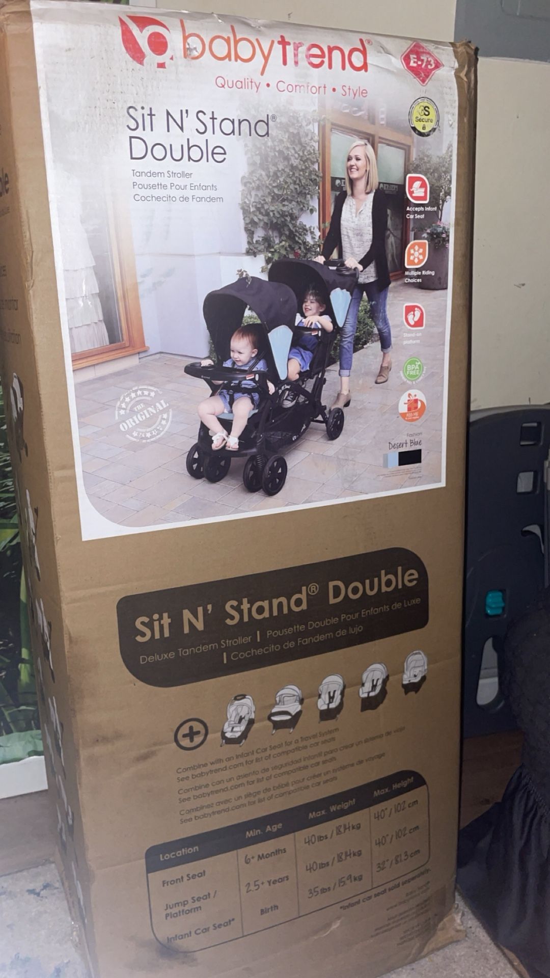 Sit N Stand Double Stroller
