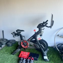 Peloton With Shoes And Weights 
