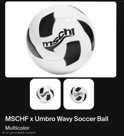 MSCHF x Umbro Wavy Soccer Ball
