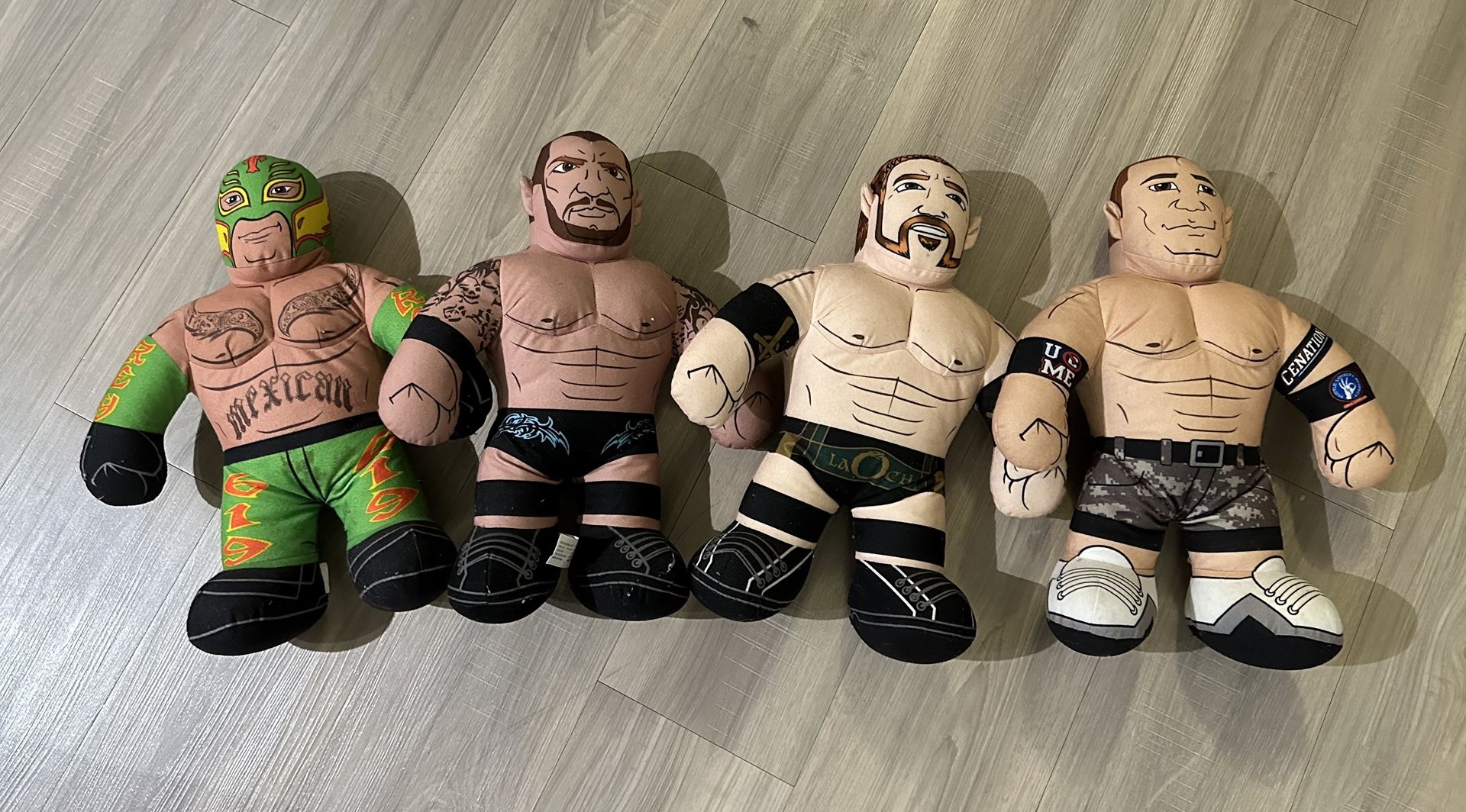 Plush WWE wrestling Dolls