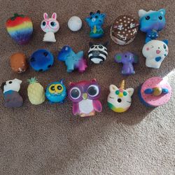 18  Soft Squishy Toys