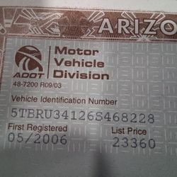 My little toy six cylinder , long bed automatic