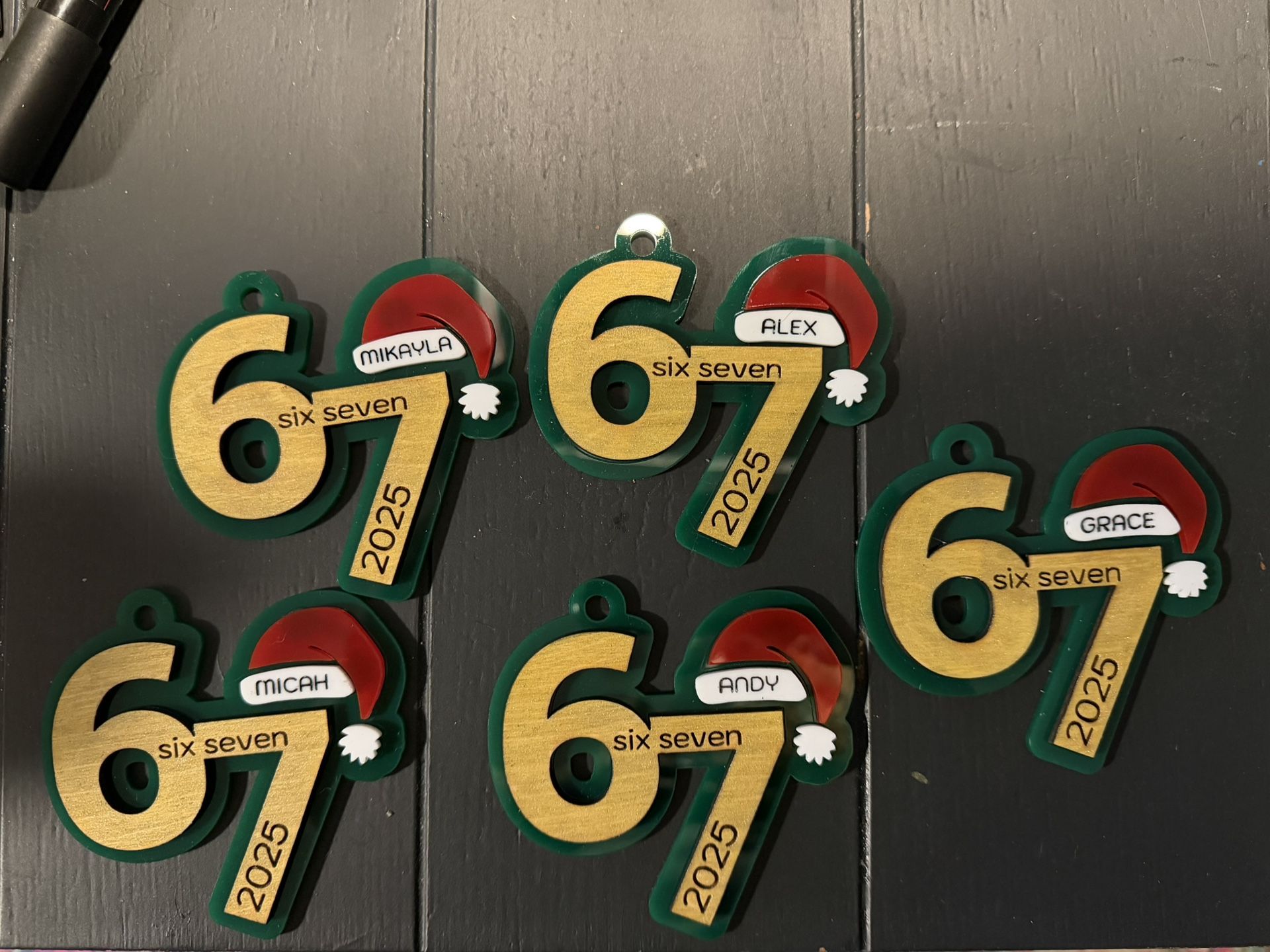 Custom 67 Christmas Ornament