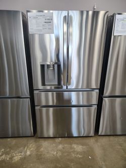 LG 25 Cu ft Smart Counter -Depth Max 4-Door French Door Refrigerator with Full Convert Drawer
