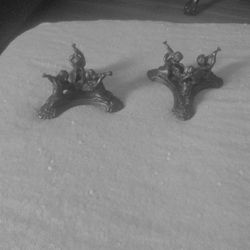 Pair Of Angel Candle Holders 