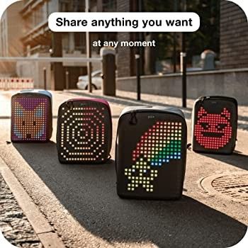 Customizable LED backpack. Great for Raves!! Safety for Kids at Nighttime!!
