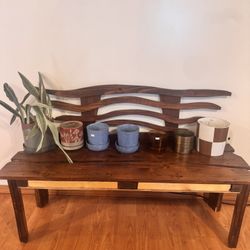 Flower Pots and Plant Bench 