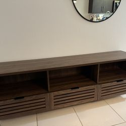 Walnut Tv Stand 