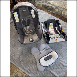 Chicco KeyFit 30 Infant Car Seat & Base Rear-Facing Seat for Infants 4-30 lbs. W Cushions