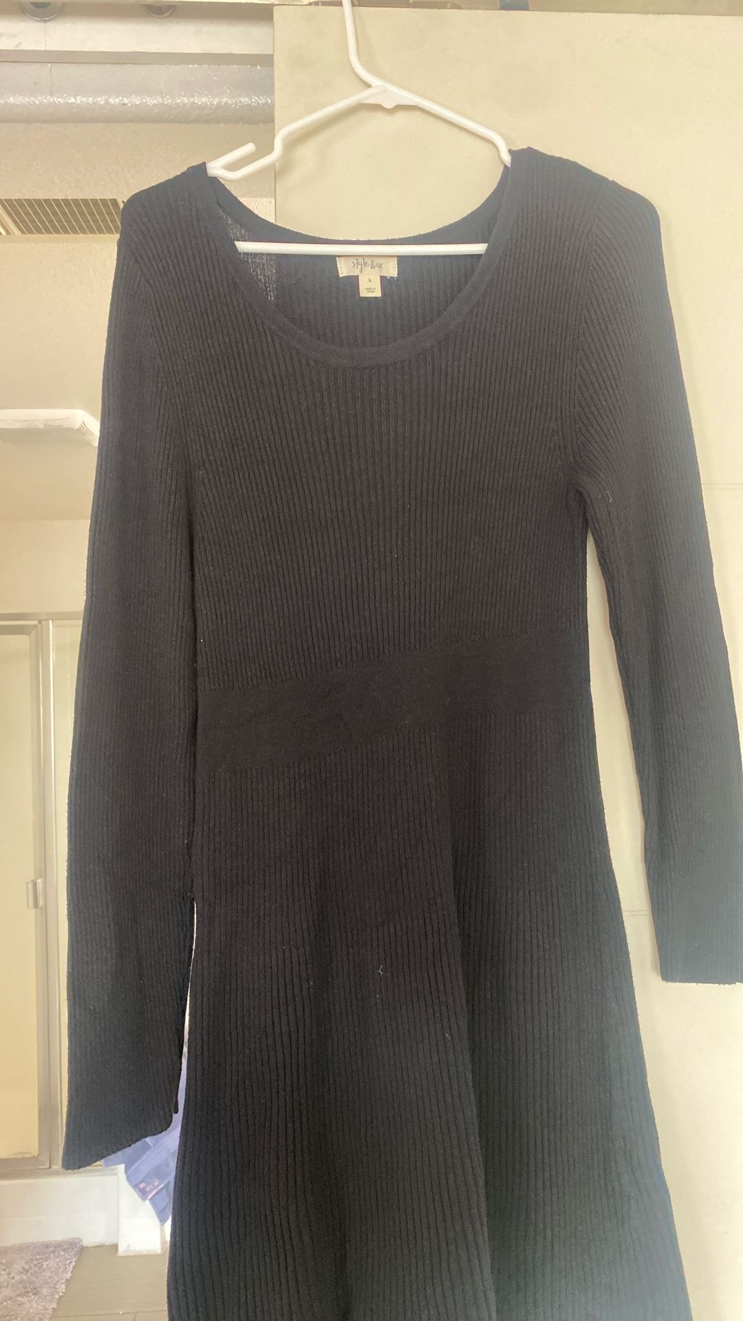 Style And Co Black Dress Size L