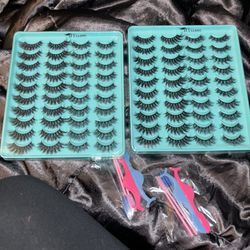 40 pairs of lashes